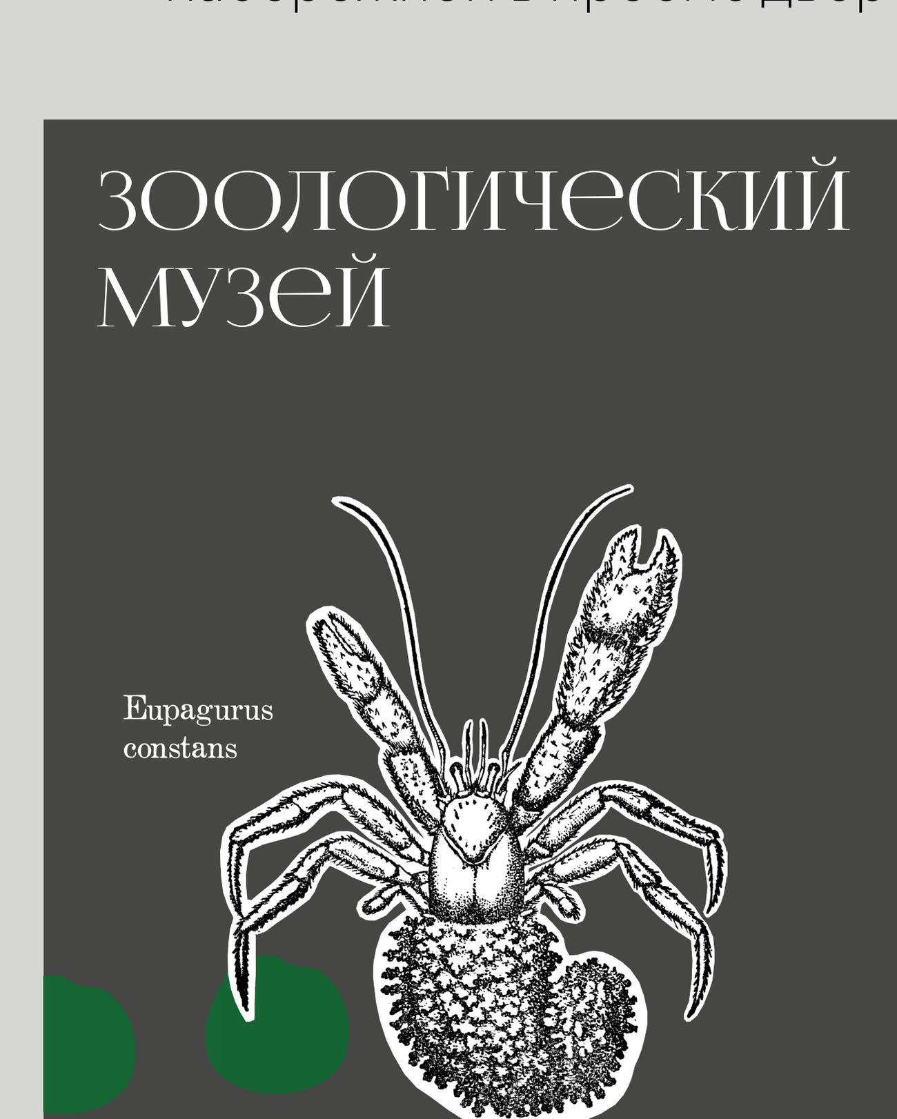 Дверная вывеска — касса, зелёный